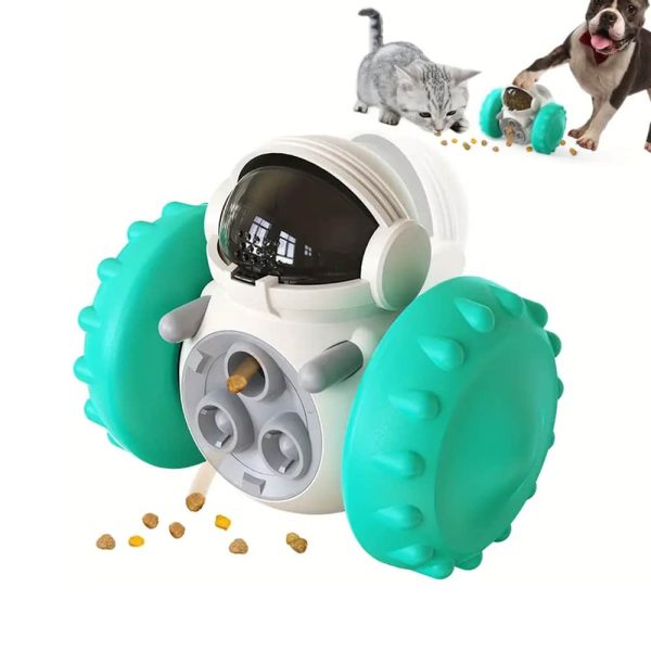 Interaktiv Robot Foderdispenser - Sjov for både hunde og katte!